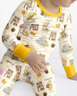 God Says I Am – Little Blessings Bamboo Two-Piece Long Sleeve Pajama Set S