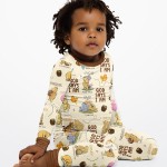 God Says I Am – Little Blessings Bamboo Two-Piece Long Sleeve Pajama Set S