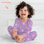 Custom Name Mermaid God Says I Am Bamboo Two-Piece Long Sleeve Pajama Set