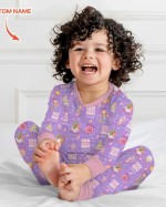 Custom Name Mermaid God Says I Am Bamboo Two-Piece Long Sleeve Pajama Set