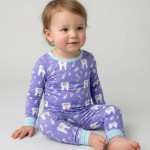 Brushing Teeth Bamboo Two-Piece Pajama Set