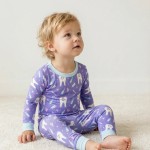 Brushing Teeth Bamboo Two-Piece Pajama Set