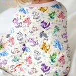 Custom Name I Love You Axolotl Bamboo Two-Piece Long Sleeve Pajama Set