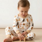 Brown Dogs Bamboo Two-Piece Pajama Set