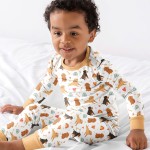 Brown Dogs Bamboo Two-Piece Pajama Set