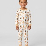 Brown Dogs Bamboo Two-Piece Pajama Set
