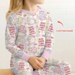 Custom Name Little Lamb God Says I Am Long Sleeve Pajama Set