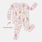 Custom Name Little Lamb God Says I Am Long Sleeve Pajama Set