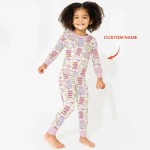 Custom Name Little Lamb God Says I Am Long Sleeve Pajama Set