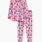 Sweet Strawberries Bamboo Two-Piece Pajama Set