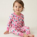 Sweet Strawberries Bamboo Two-Piece Pajama Set