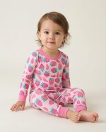 Sweet Strawberries Bamboo Two-Piece Pajama Set