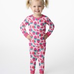 Sweet Strawberries Bamboo Two-Piece Pajama Set