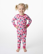 Sweet Strawberries Bamboo Two-Piece Pajama Set
