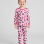 Sweet Strawberries Bamboo Two-Piece Pajama Set