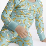 Bananas Bamboo Two-Piece Pajama Set