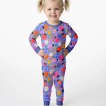 Lady Bugs Bamboo Two-Piece Long Sleeve Pajama Set