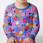 Lady Bugs Bamboo Two-Piece Long Sleeve Pajama Set