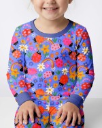 Lady Bugs Bamboo Two-Piece Long Sleeve Pajama Set