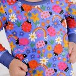 Lady Bugs Bamboo Two-Piece Long Sleeve Pajama Set