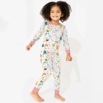 Islamic Alphabet Bamboo Two-Piece Long Sleeve Pajama Set