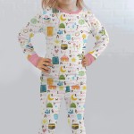 Islamic Alphabet Bamboo Two-Piece Long Sleeve Pajama Set