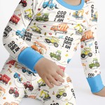 God Says I Am Boy Bamboo Two-Piece Long Sleeve Pajama Set