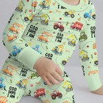 God Says I Am Boy Bamboo Two-Piece Long Sleeve Pajama Set