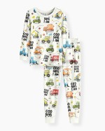 God Says I Am Boy Bamboo Two-Piece Long Sleeve Pajama Set