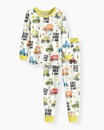 God Says I Am Boy Bamboo Two-Piece Long Sleeve Pajama Set