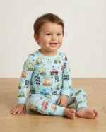 God Says I Am Boy Bamboo Two-Piece Long Sleeve Pajama Set