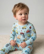 God Says I Am Boy Bamboo Two-Piece Long Sleeve Pajama Set