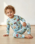 God Says I Am Boy Bamboo Two-Piece Long Sleeve Pajama Set