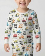 God Says I Am Boy Bamboo Two-Piece Long Sleeve Pajama Set