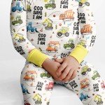 God Says I Am Boy Bamboo Two-Piece Long Sleeve Pajama Set