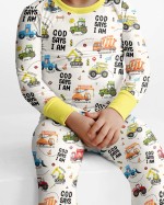 God Says I Am Boy Bamboo Two-Piece Long Sleeve Pajama Set