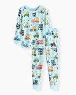 God Says I Am Boy Bamboo Two-Piece Long Sleeve Pajama Set