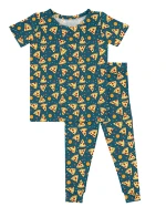 Pizza Slice Pattern Adult Pajamas Family Matching