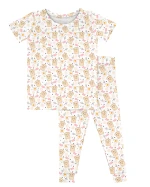 Bread and Egg Pattern Adult Pajamas Family Matching