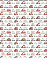 Police Cars Pattern Adult Pajamas Family Matching