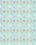 Cute Rabbit Pattern Adult Pajamas Family Matching